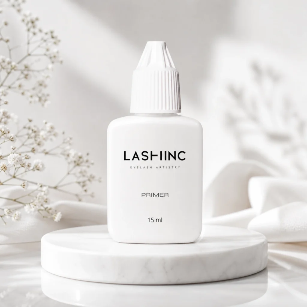 LashINC Primer na prípravu prírodných mihalníc pred aplikáciou predĺžených mihalníc